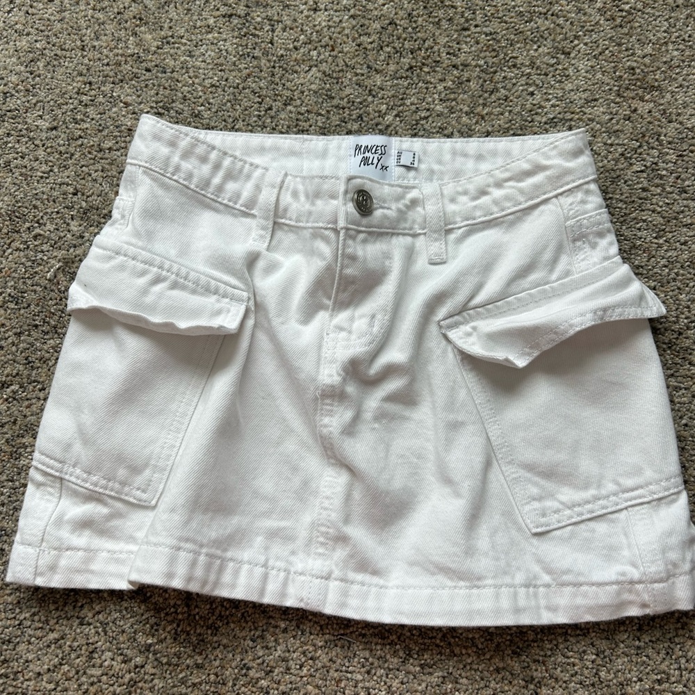 white skirt